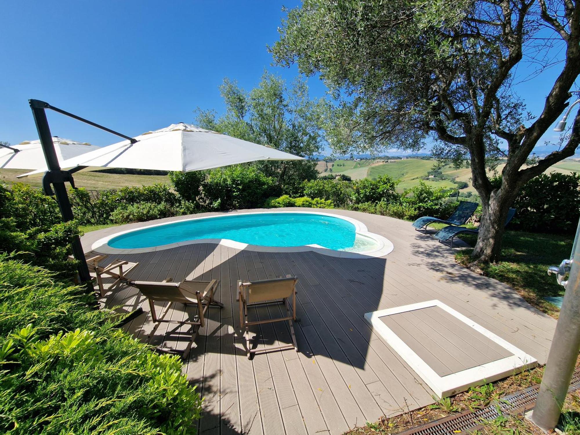 Ostra Casali Marchigiani - Ville Vacanza Private Con Piscina מראה חיצוני תמונה