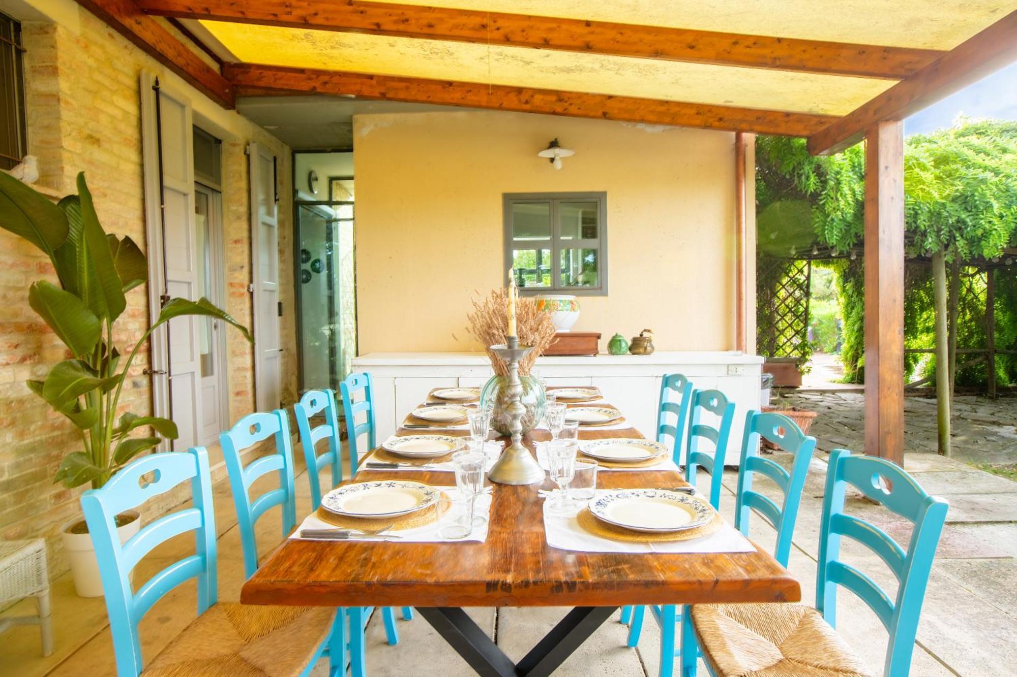 Ostra Casali Marchigiani - Ville Vacanza Private Con Piscina מראה חיצוני תמונה